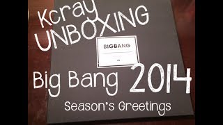 Unboxing Big Bang's 2014 Seasons Greetings Calendar - YouTube