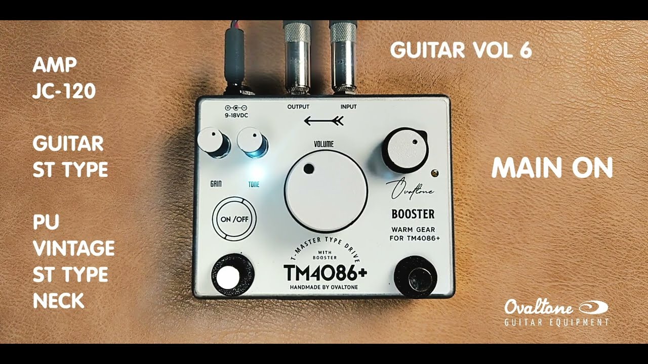 Ovaltone TM4086+ ブースター ギターエフェクター Ovaltone TM4086+