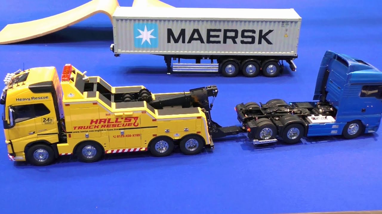 TAMIYA RC】1/14RC ボルボ FH16 グローブトロッター 750 8x4 レッカー