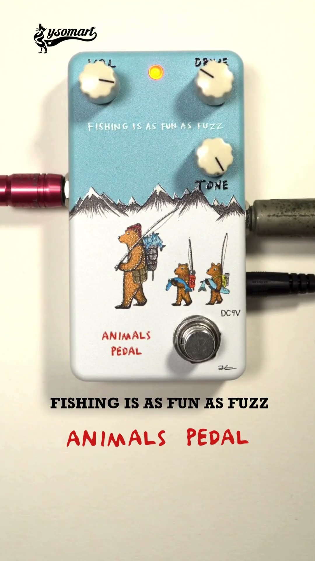 初期型ANIMALS PEDAL Fishing is Fun as Fuzz Animals Pedal FISHING