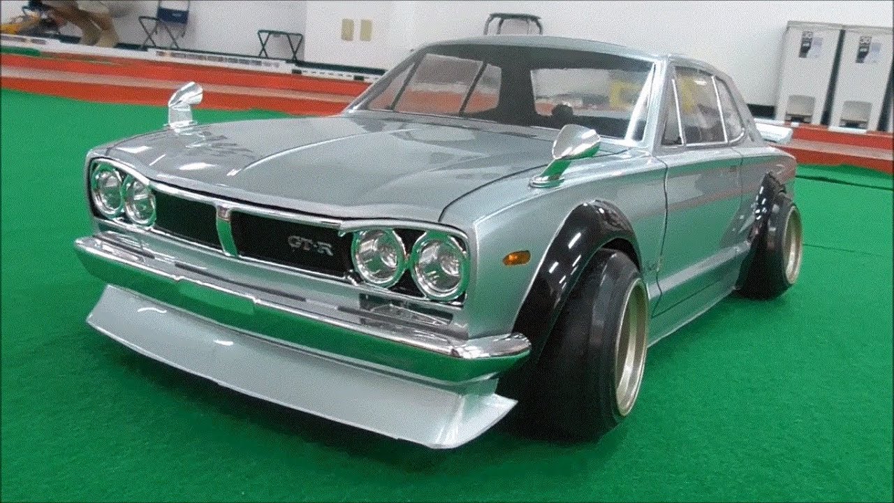 R君の 2WD ドリフト ニュー ボディ ABCホビー ニッサン