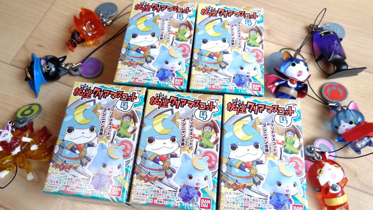 Finally Bushinyan has arrived! Yokai Clear Mascot 4, 6 types in