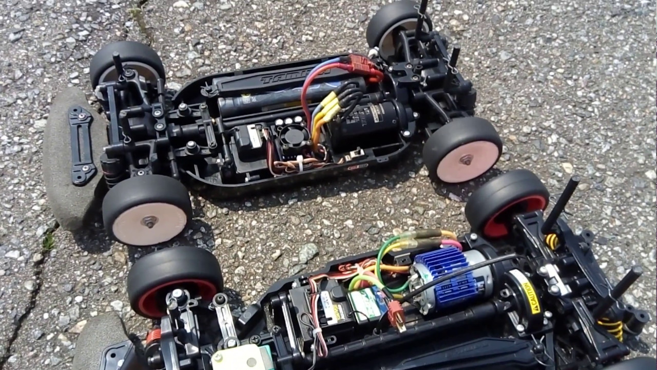 タミヤ TT-01 スピーディ対応 Comprehensive comparison of the old
