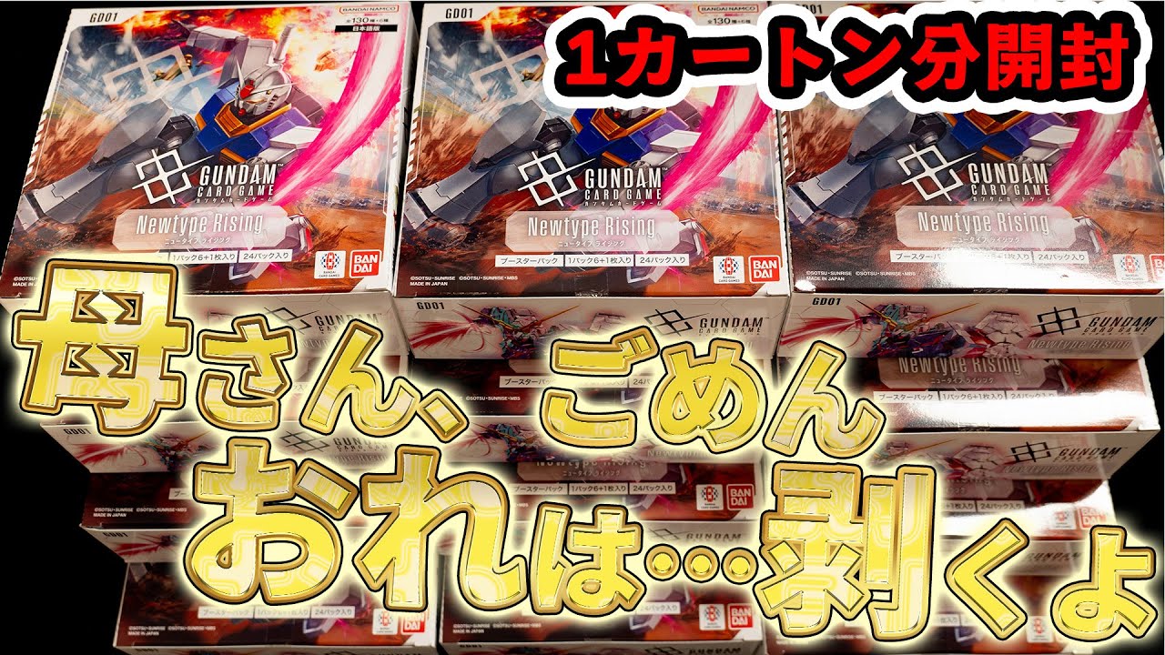 ガンダムカードゲーム Newtype Rising GCG テープ付 2box ガンダム
