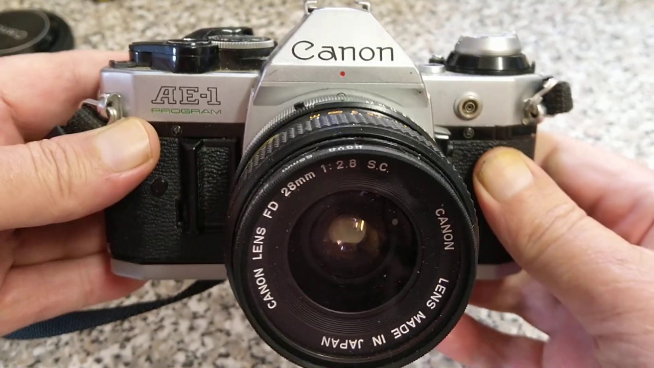 Canon AE-1 PROGRAM, 1981, 35mm SLR, FD mount - YouTube