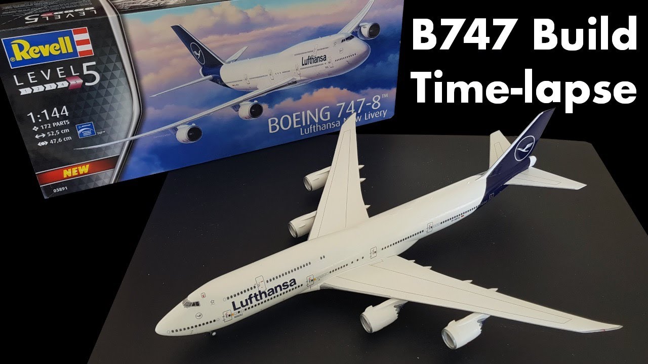 Revell B 747-8 Lufthansa 新塗装機 レベル 1/144 Revell - Boeing 747