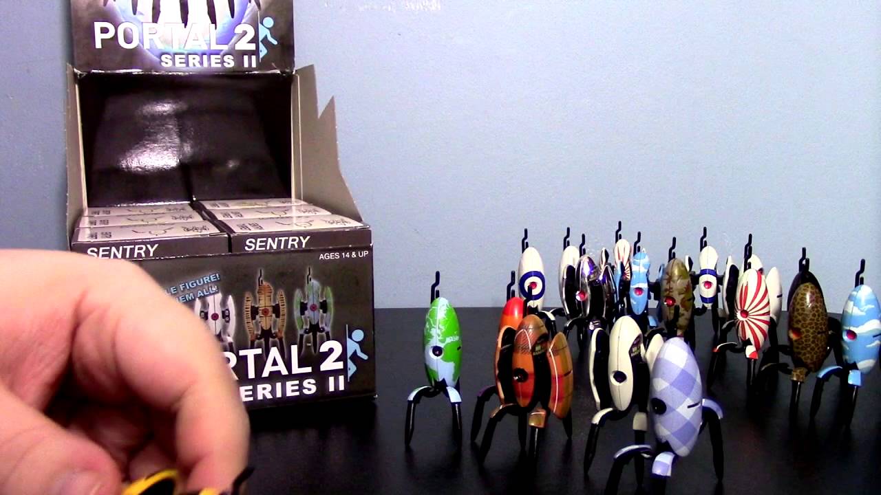 Neca & Wizkids' Portal 2 Series 2 Turrets Blind Box Opening