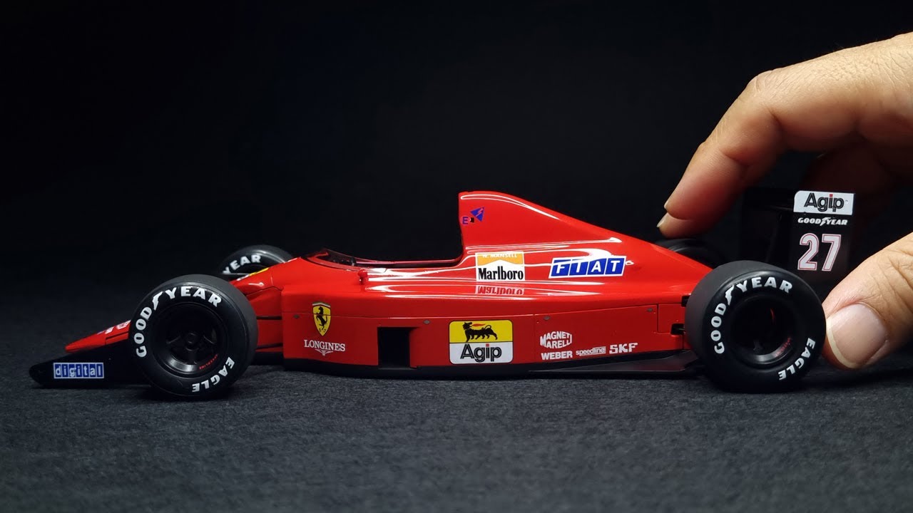 Building The Legendary Ferrari F189 late version 1/20 TAMIYA - YouTube