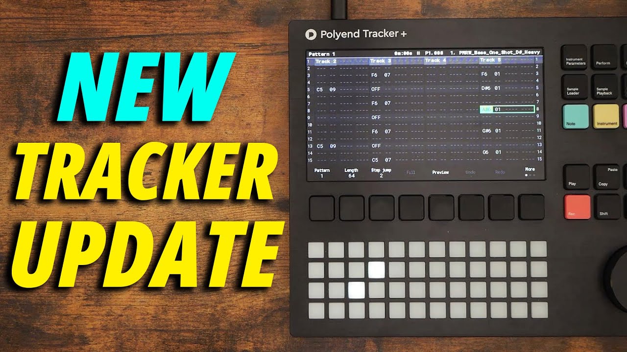 New Polyend Tracker Update! (Works with ALL Polyend Trackers