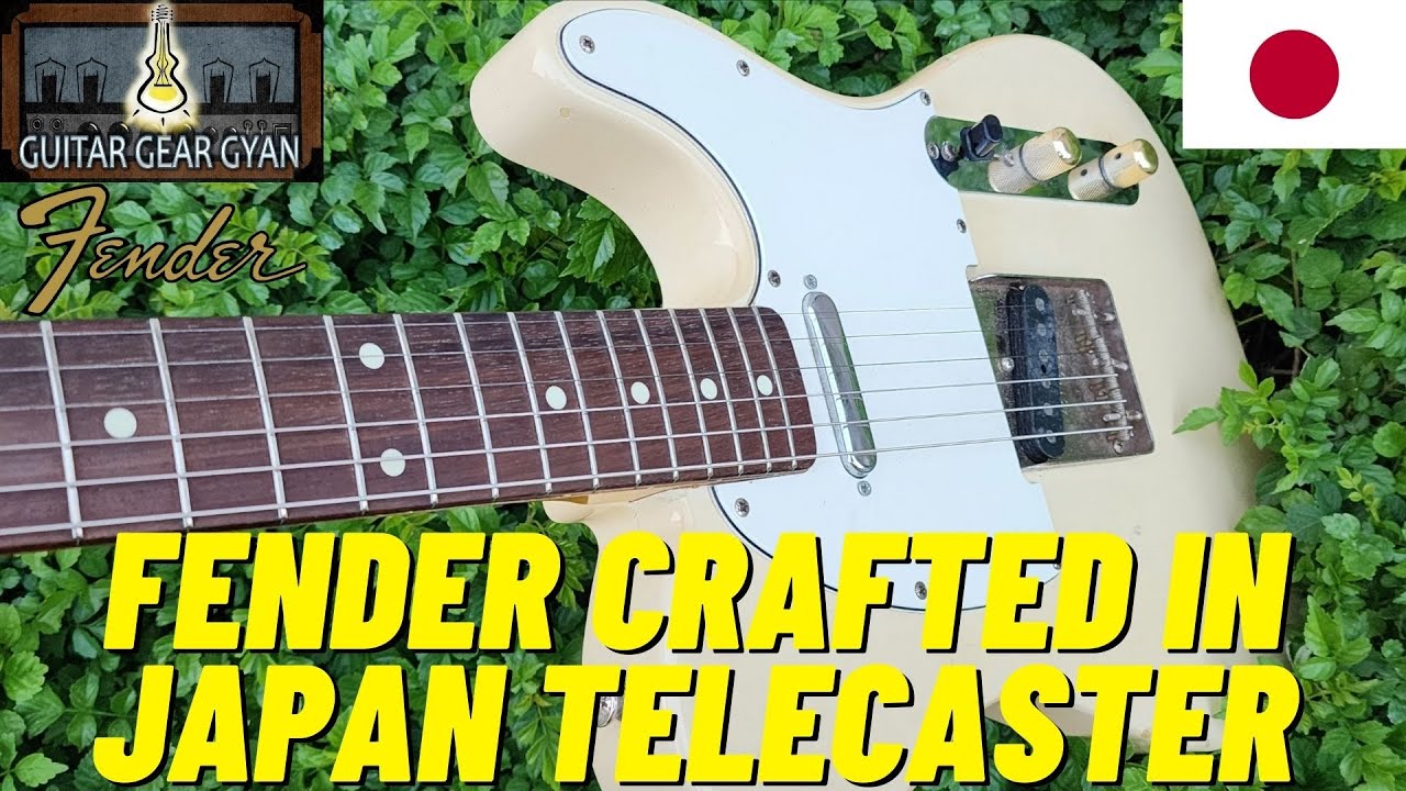 Fender Crafted In Japan 1997 Telecaster - YouTube