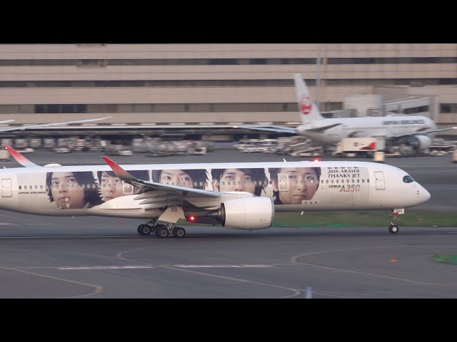 JAL 嵐ジェット 20th Arashi Thanks Livery Airbus A350-900 JA04XJ