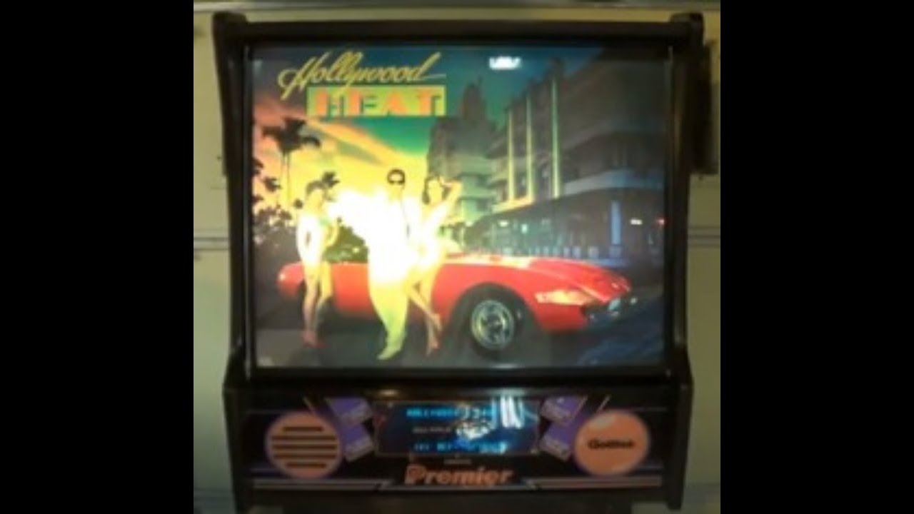 HOLLYWOOD HEAT PINBALL MACHINE - BY GOTTLIEB 1986 - YouTube