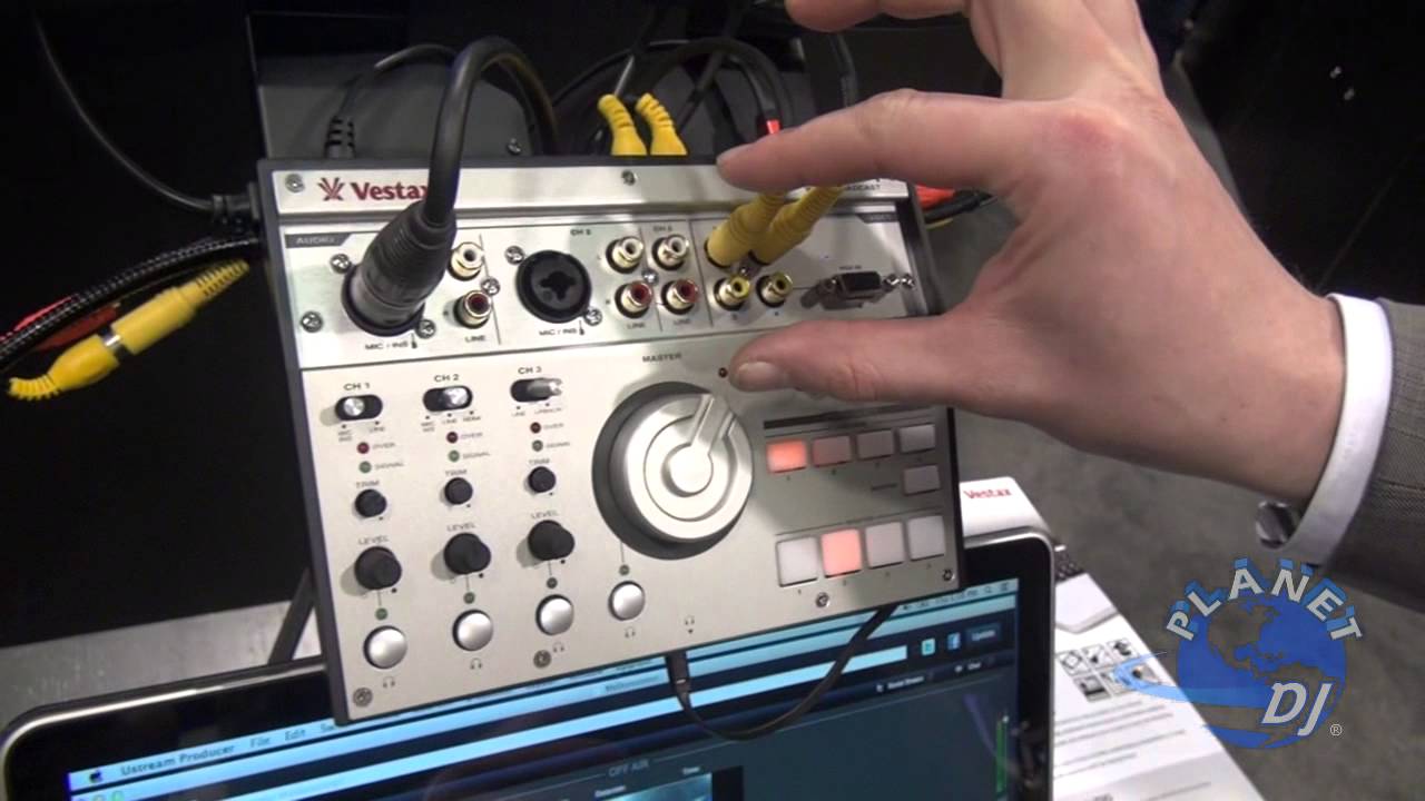 Vestax PBS-4 Live Internet Streaming System - YouTube