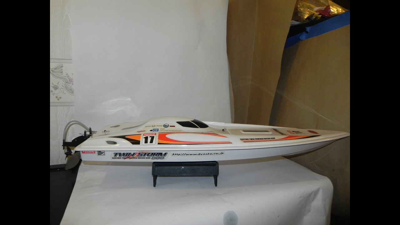 美品 京商 KYOSHO TWIN STORM 800 船舶 ラジコン 廃番