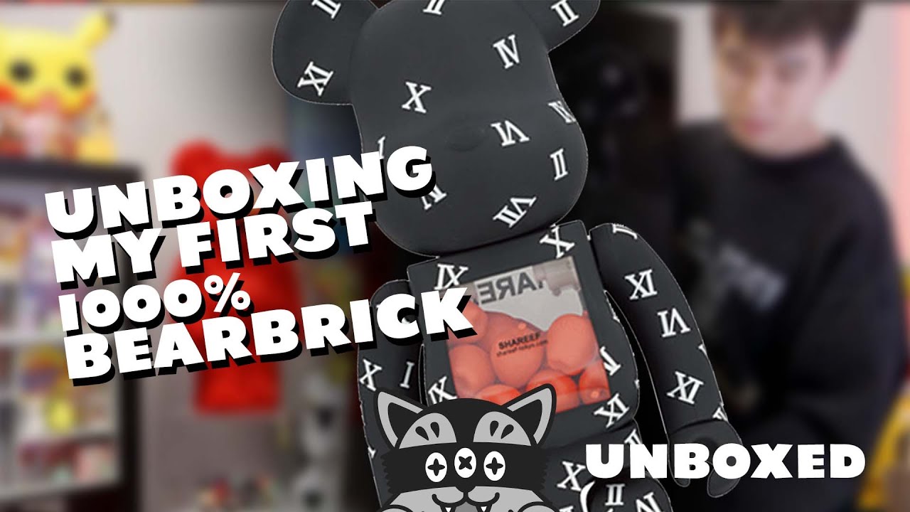 Shareef #1 - MY FIRST 1000% BEARBRICK - UNBOXED EP161 - YouTube