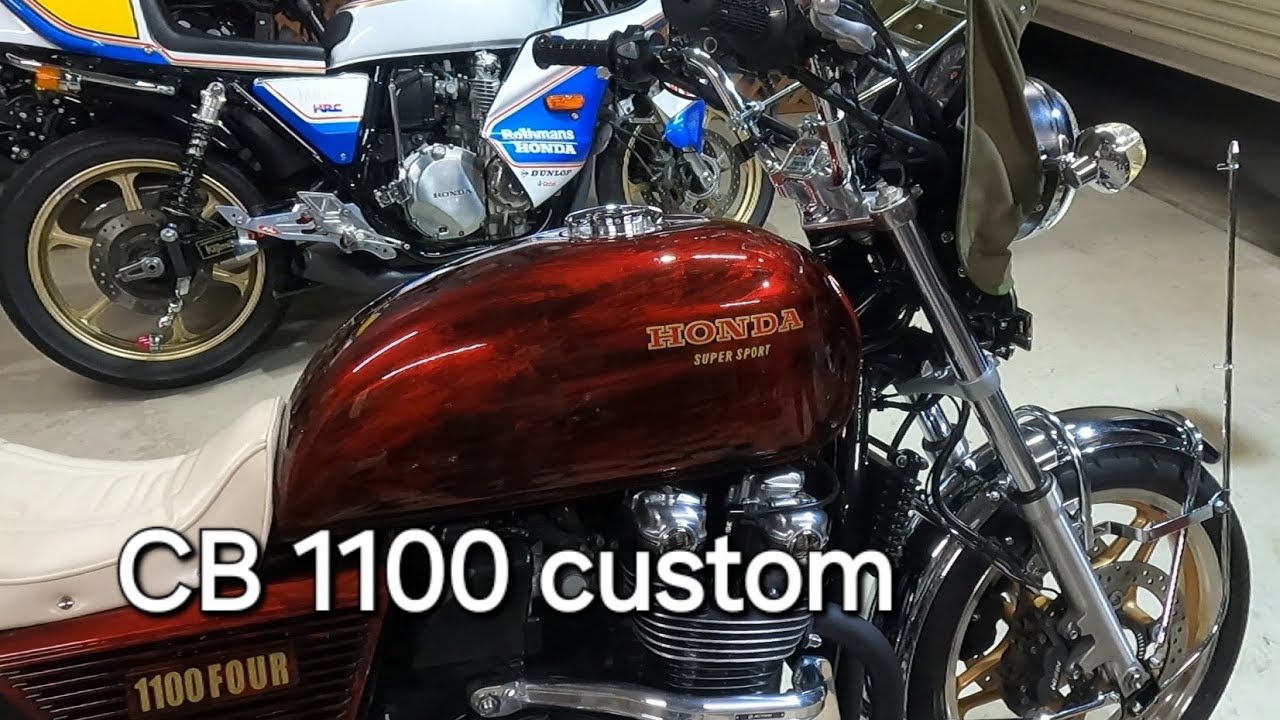 Wrap painting completed for CB1100 SC65 👏 Honda 4-Four spec