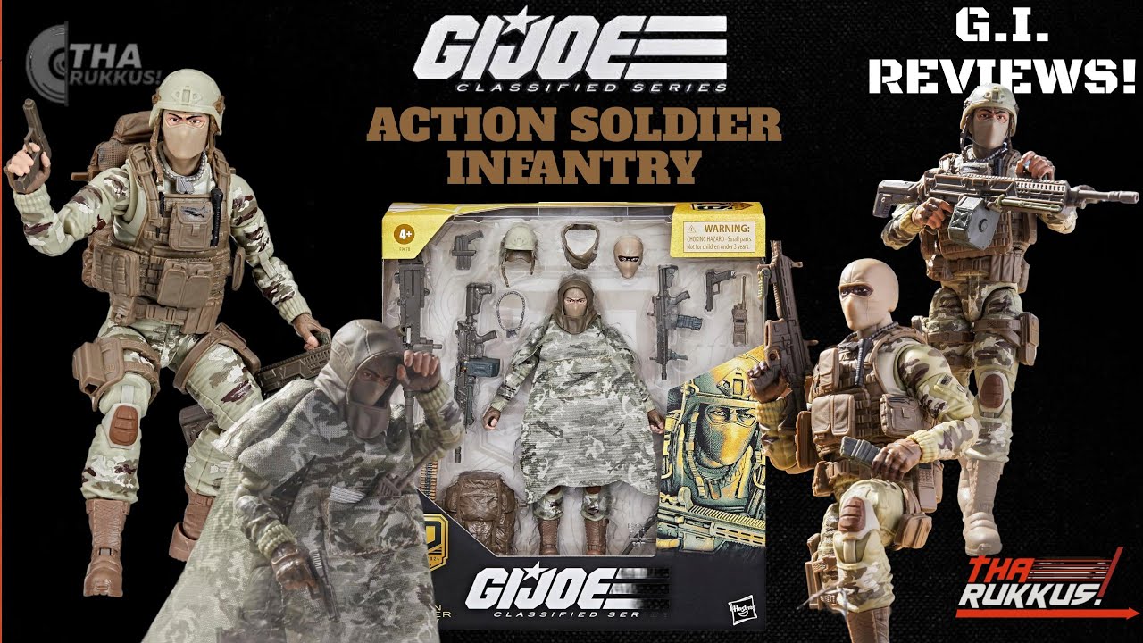 GI Joe Classified Series Action Soldier Infantry 60th Anniversary
