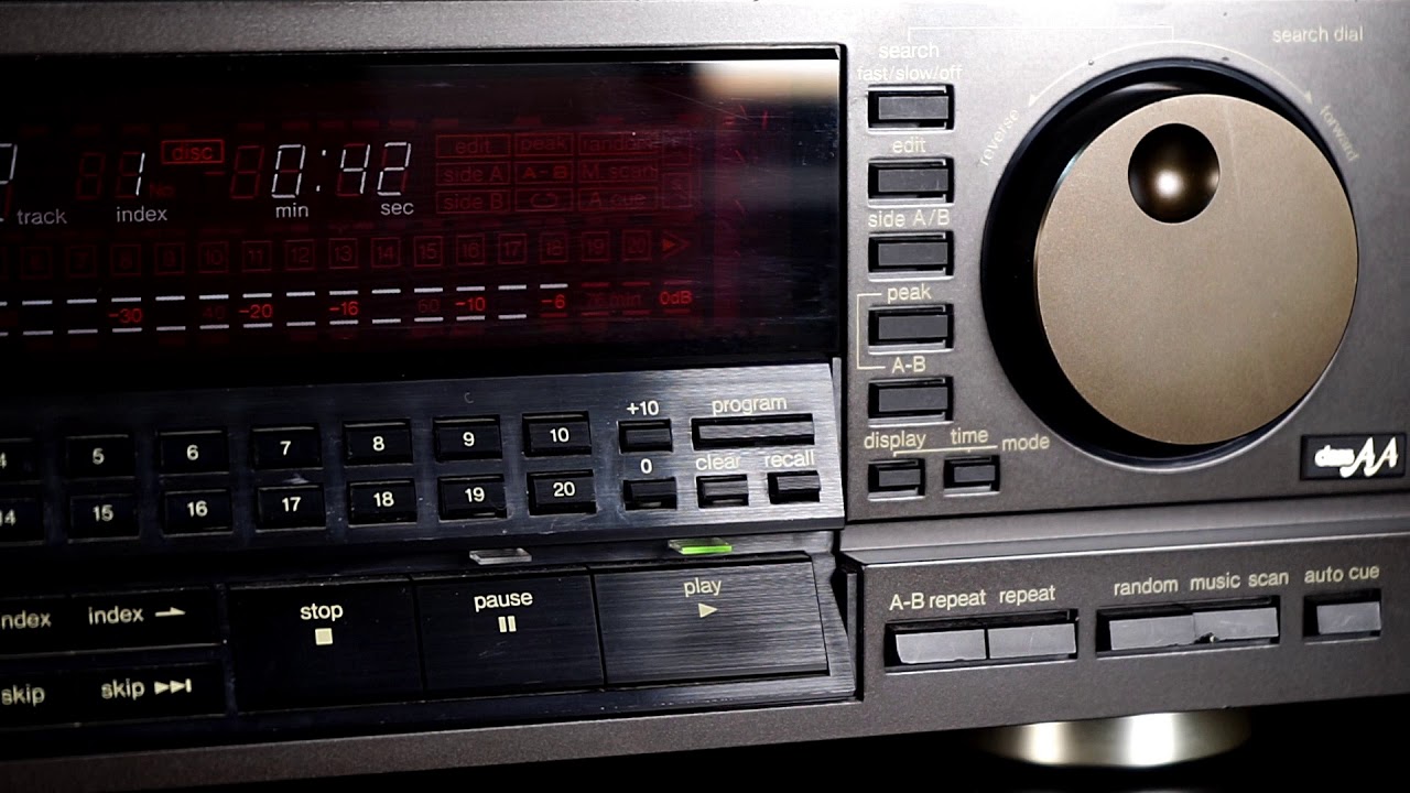 Show Casing the Technics SL-P770 Compact Disc Player - YouTube