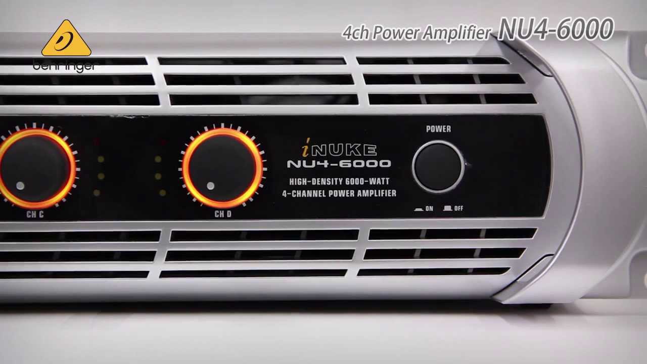 Behringer Nu3000 パワーアンプ動作確認済み