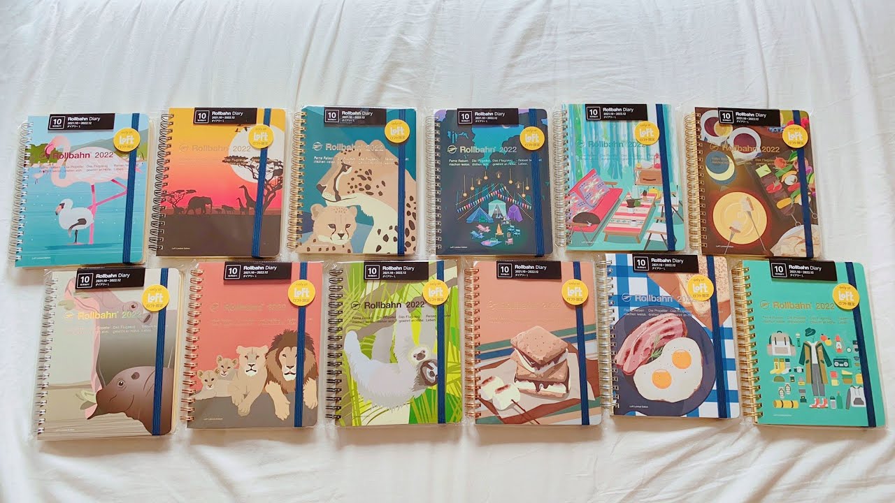 2022年】 ロフト限定ロルバーン ダイアリー📖 【10月始まり】 - YouTube