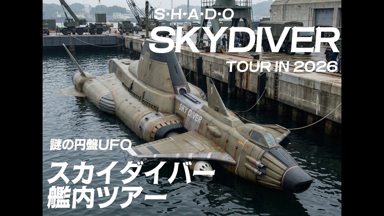 ☆Click! Tour☆UFO SKYDIVER TOUR Mysterious UFO Skydiver Ship Tour