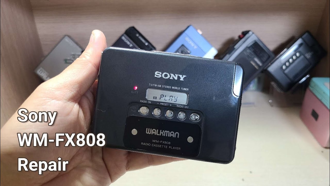 Sony WM-FX808 Repair Radio Cassette Player Walkman - YouTube
