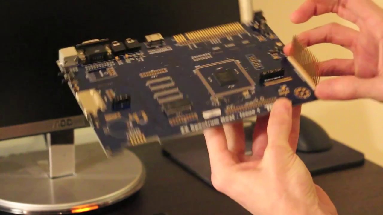 ZX Spectrum Next: a quick look at the board in action - YouTube