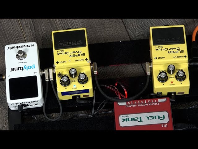 BOSS SD-1】WAZA CRAFT vs Keeley MOD/What is your performance
