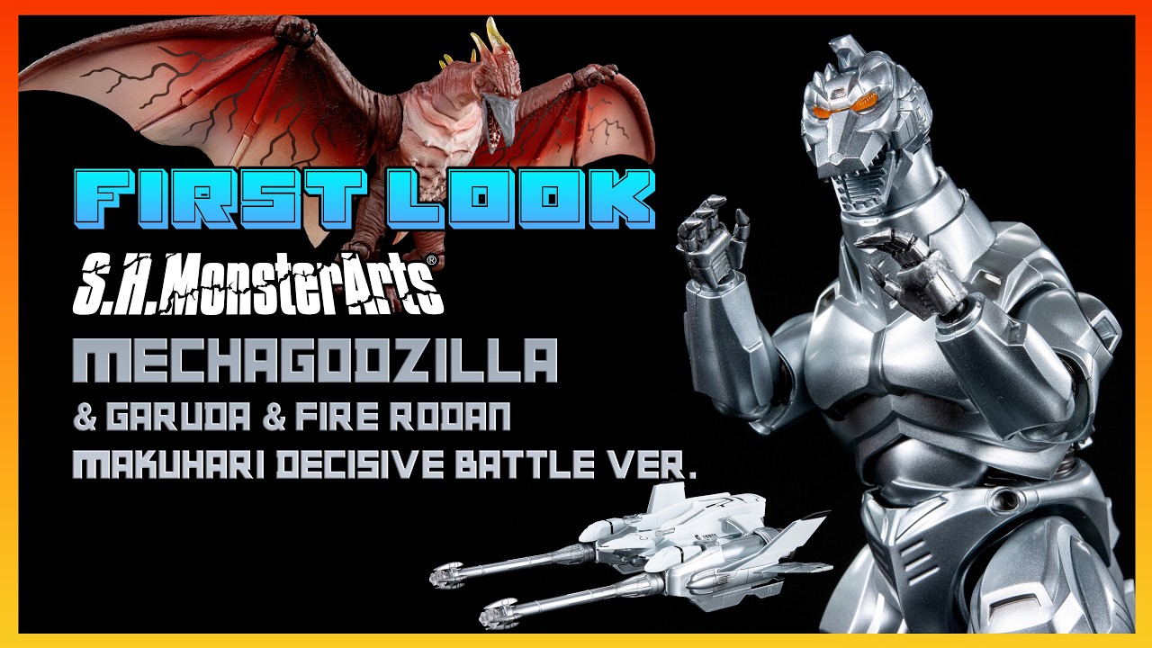 S.H.MonsterArts Mechagodzilla (1993) Garuda Fire Rodan [Makuhari