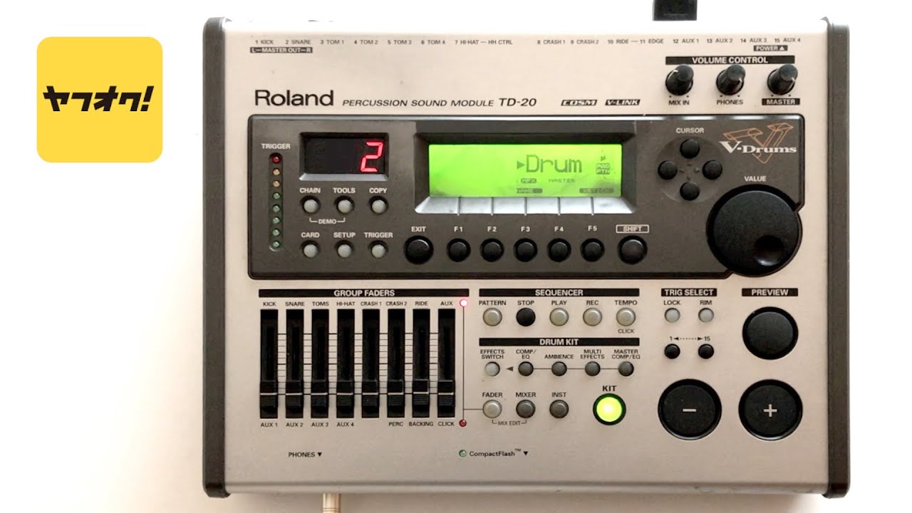 Roland TD-20 液晶画面交換 分解清掃 レストア / Roland TD-20 LCD