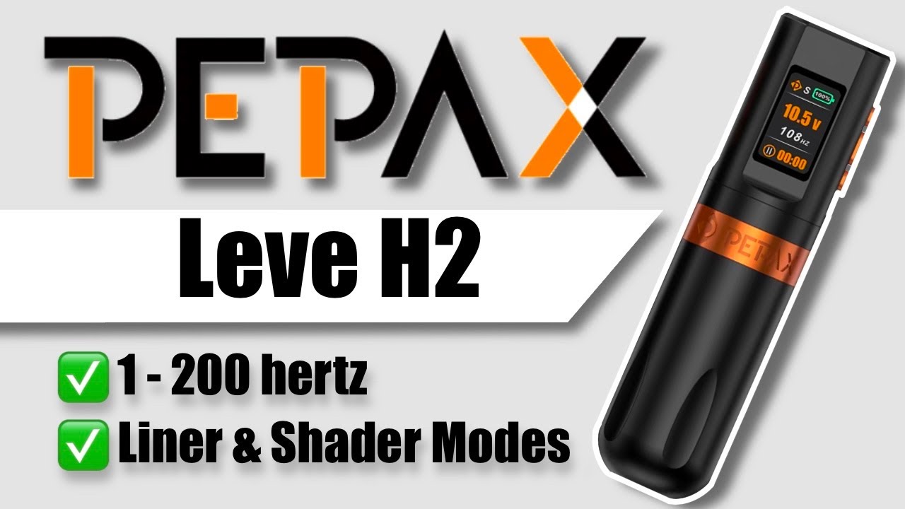 Pepax Leve H2 Tattoo Machine Review - YouTube
