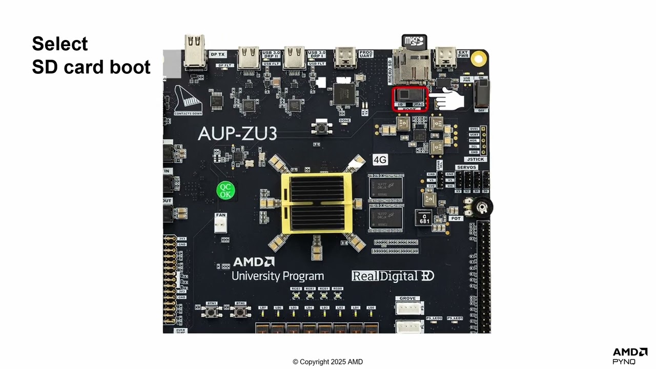 Getting started with your AUP-ZU3 | XUP PYNQ-ZU
