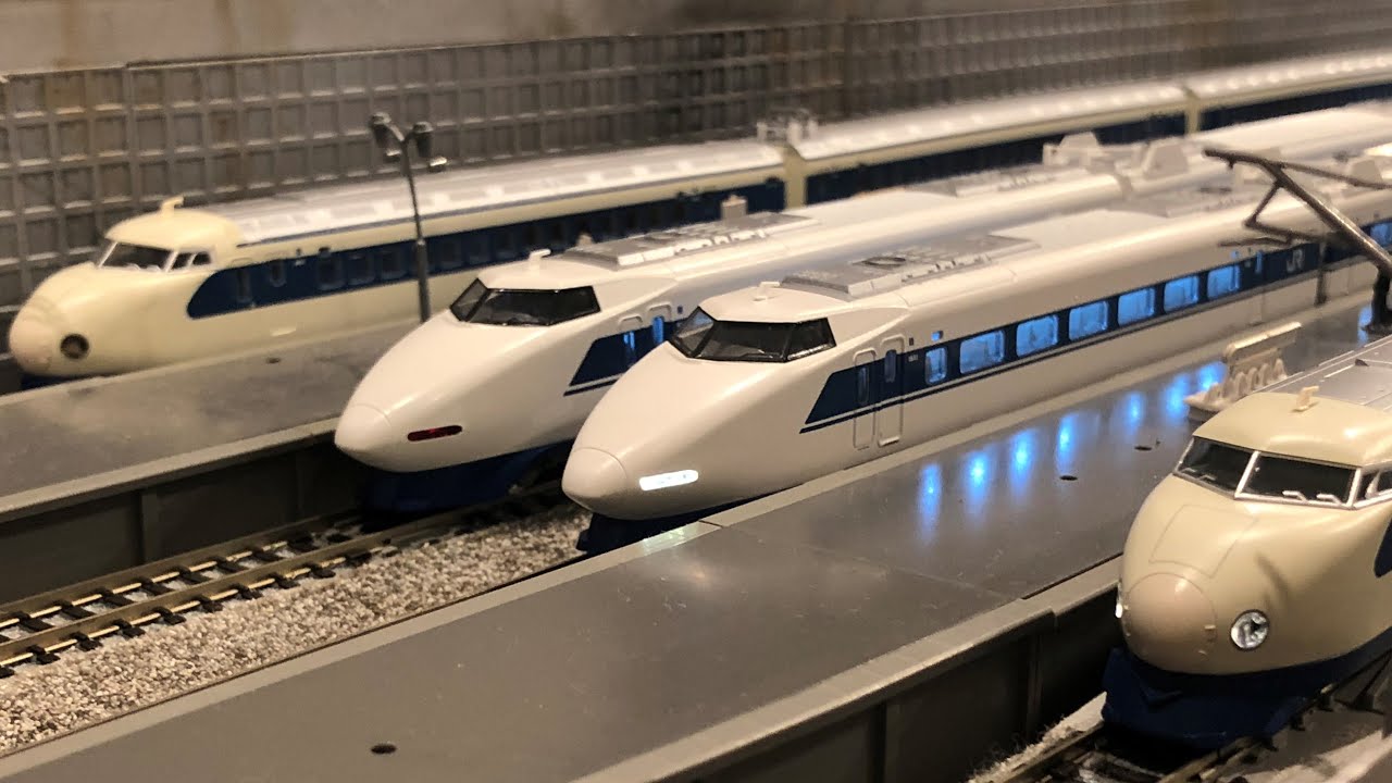 N gauge] KATO 100 series Grand Hikari, compared to the early 100