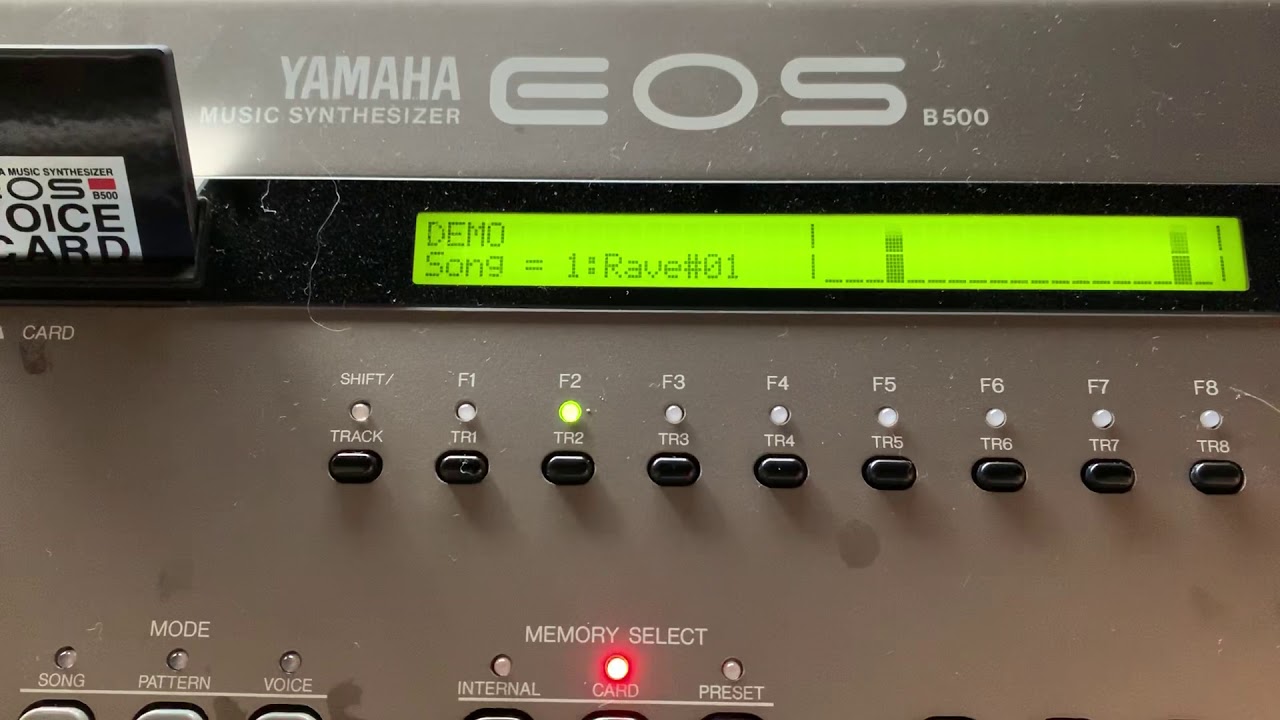 貴重 Yamaha EOS B700 VOICE CARD TK500 小室哲哉 貴重 Yamaha EOS