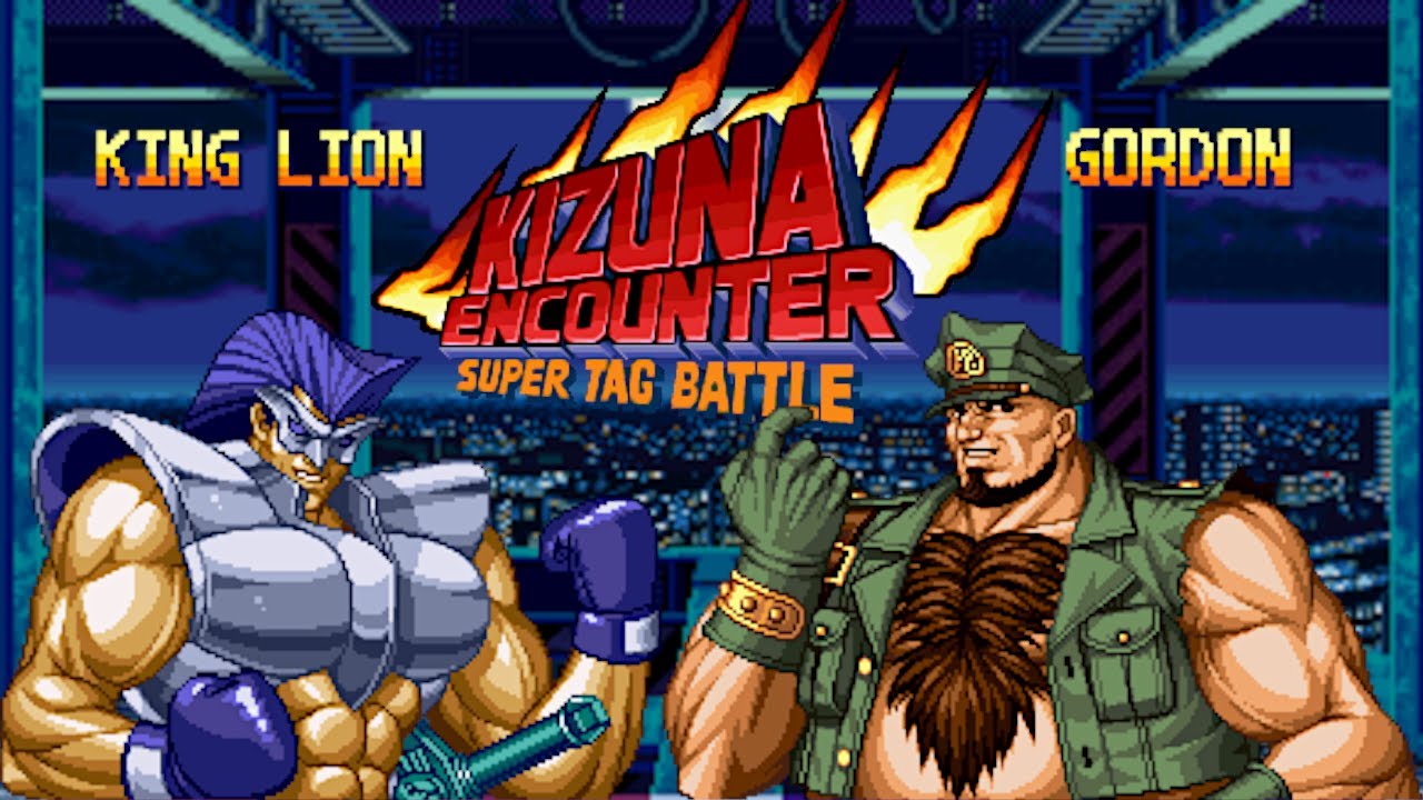 Kizuna Encounter: Super Tag Battle - King Lion/Gordon (Neo Geo MVS