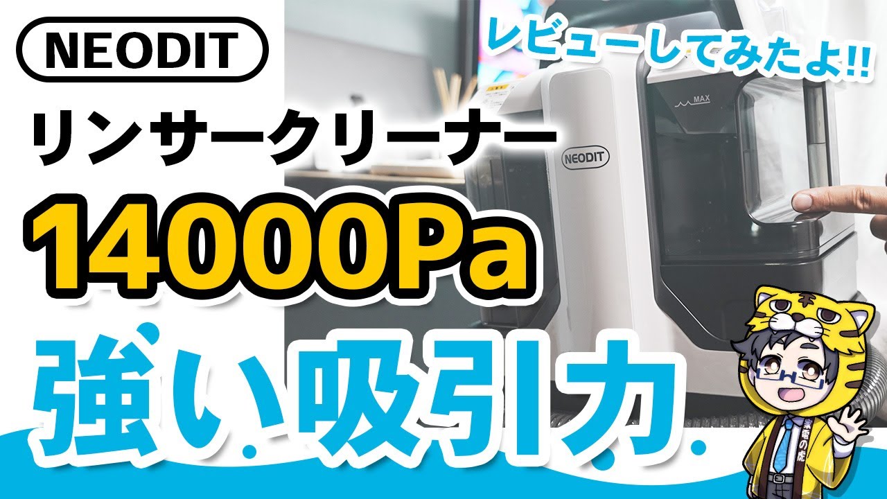 Budget-friendly] NEODIT Rinser Cleaner's suction power is