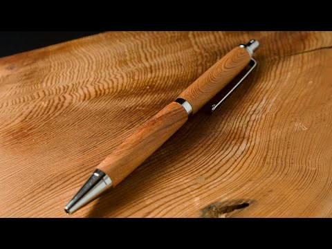 世界遺産 屋久杉のボールペン - YouTube