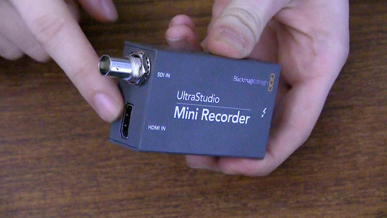Blackmagic Design UltraStudio Mini Recorder // Show and Tell Ep.3