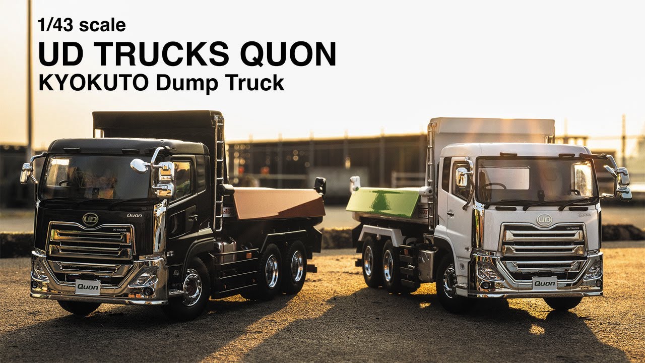 1:43 UD TRUCKS QUON KYOKUTO Dump Truck - YouTube