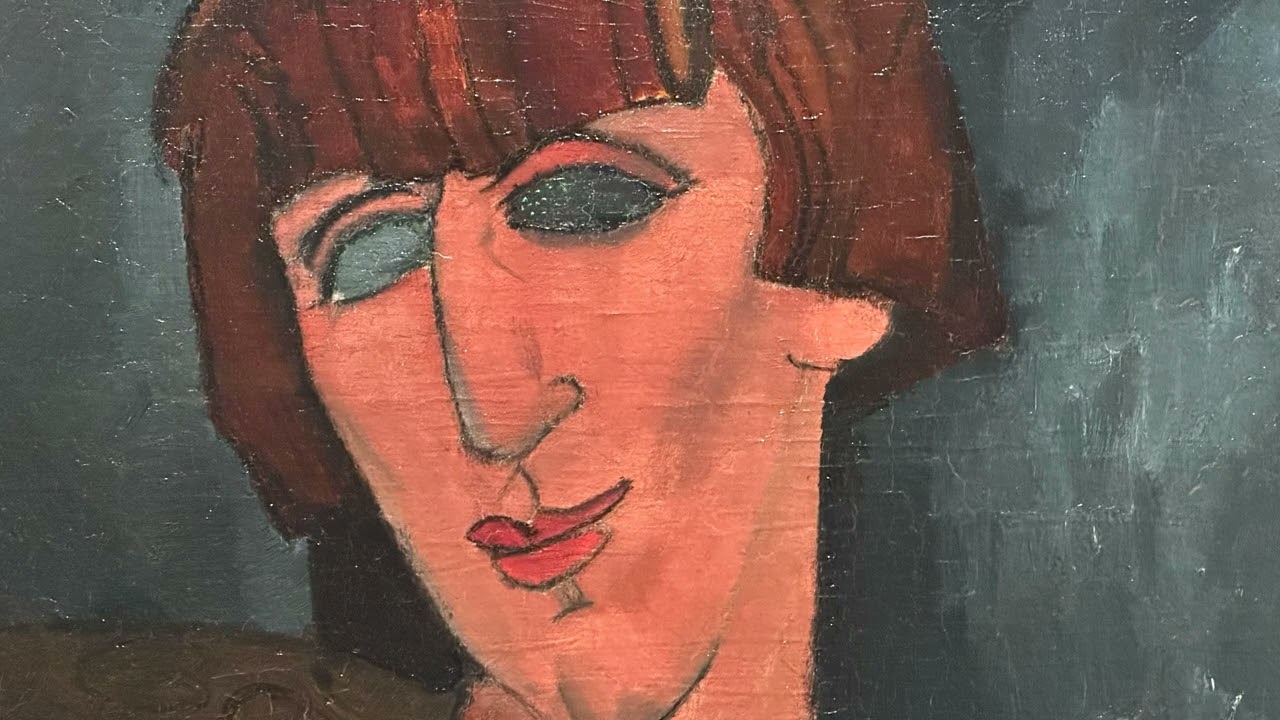 アメデオ・モディリアーニ ルネ・キスリングの肖像 油絵肉筆模写