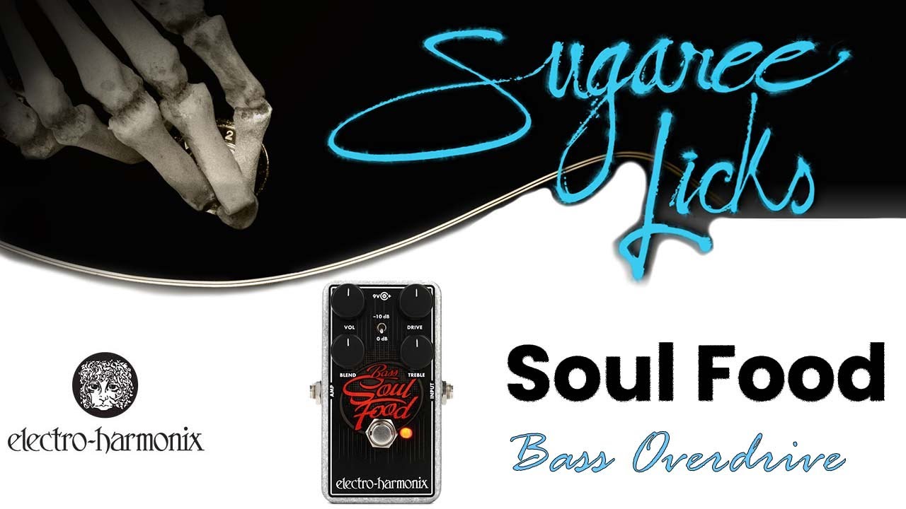 Electro-Harmonix Soul Food Bass Transparent Overdrive Guitar Pedal