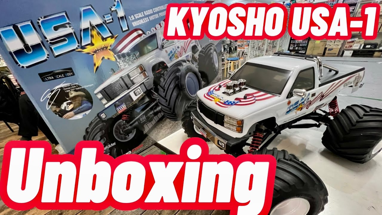 USA! ] Kyosho USA-1 VE opened [USA! ] 1/8 big monster truck Kyosho