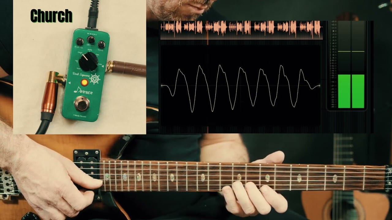 Donner Square Reverb pedal - review and demo - YouTube