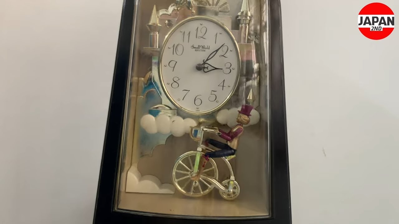 RHYTHM small world clock 4RH715 リズム時計 スモールワールド 風物語