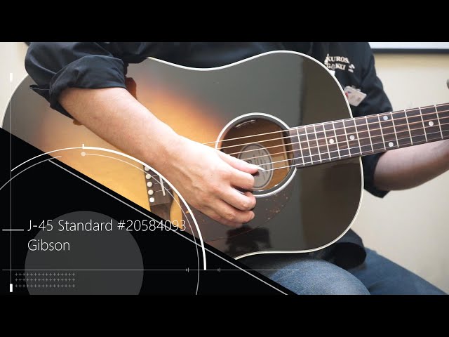 Gibson J-45 Standard VS S/N:20584093 試奏動画 - YouTube