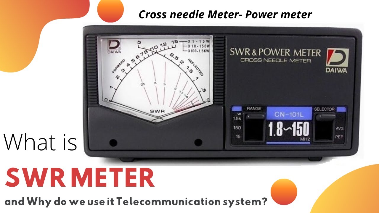 DAIWA CN-103L POWER&SWR METER デジタル簡易無線のSWR測ってる