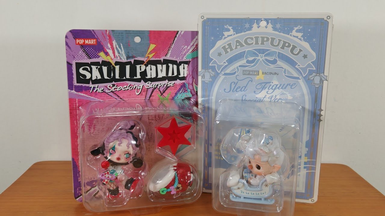 Unboxing Pop Mart Skullpanda The Stocking Surprise and Hacipupu