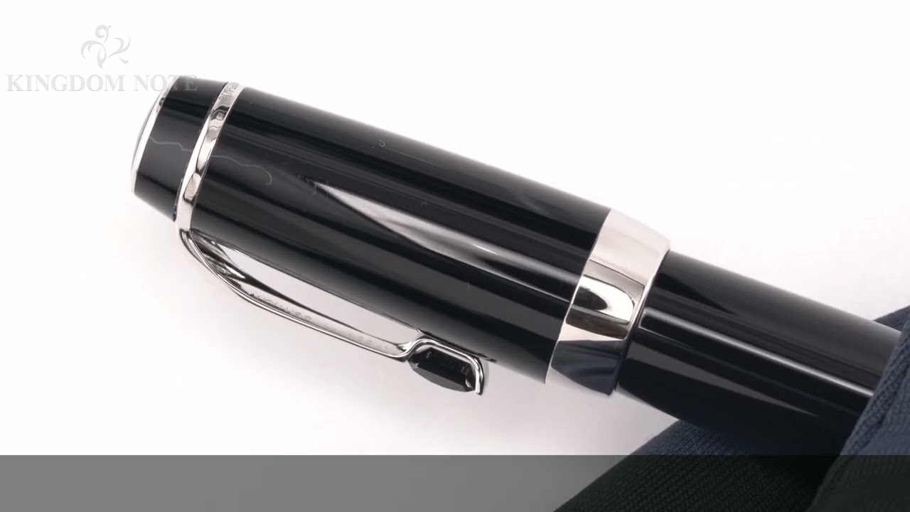MONTBLANC モンブラン 万年筆 ボエム ノワール M - YouTube