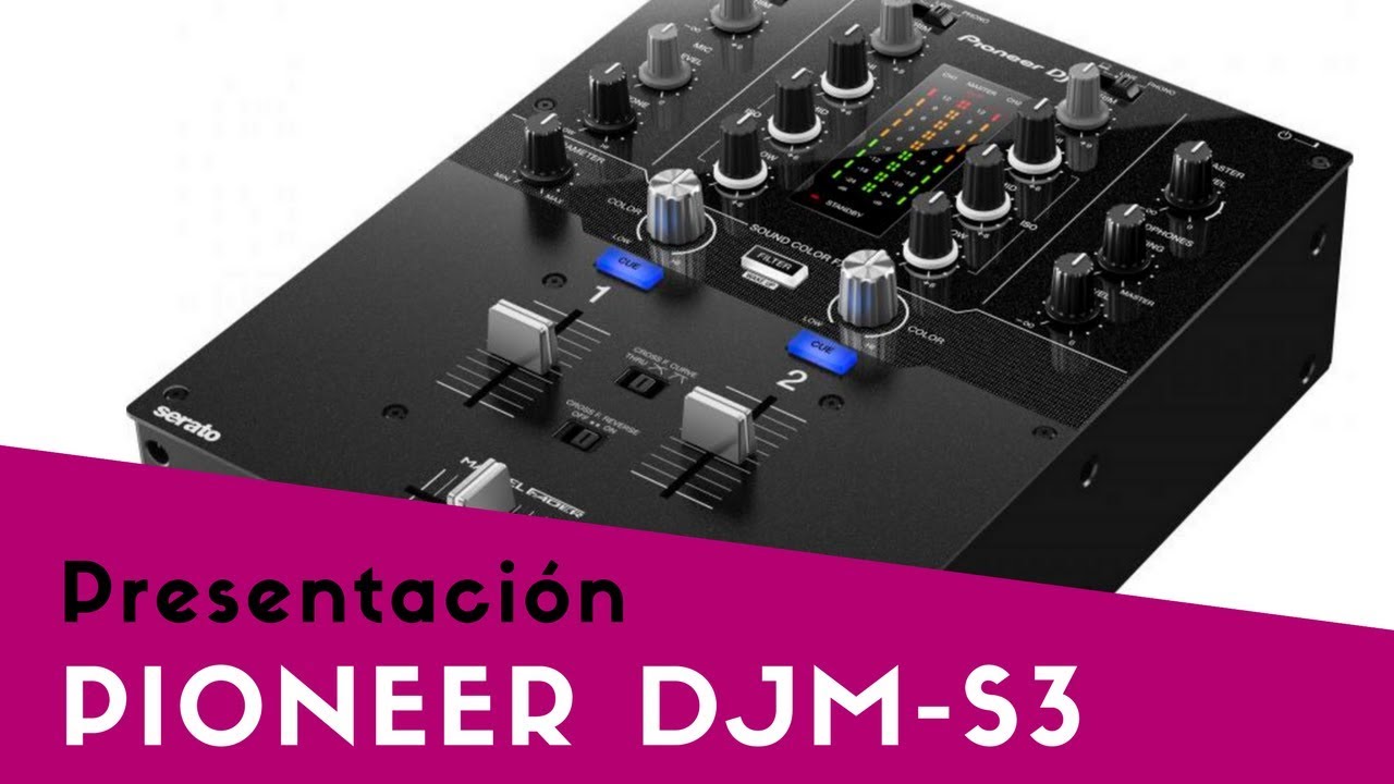 Pioneer DJミキサー DJM-S3 serato PCDJ対応 Pioneer DJミキサー DJM