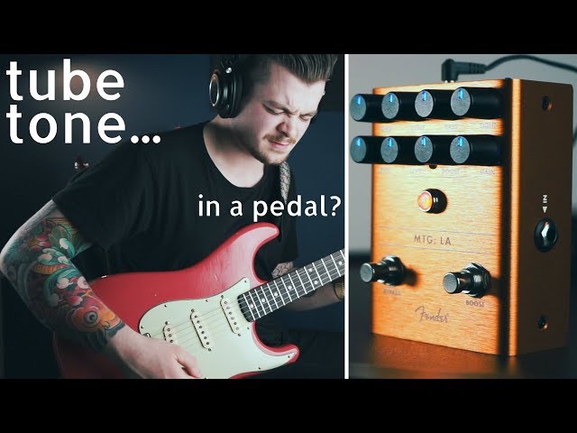 There's a Real Tube Inside this Distortion Pedal | Fender MTG: LA